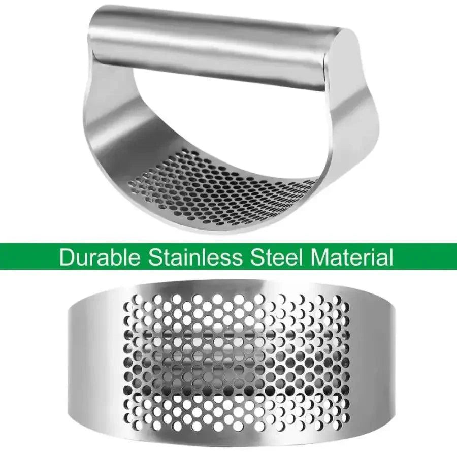 Knoflookpers - PurePress - Roestvrijstaal - Makkelijk Persen