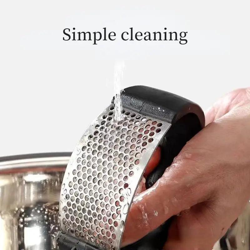 Knoflookpers - PurePress - Roestvrijstaal - Makkelijk Persen