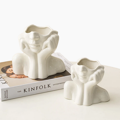 Decoratieve Vaas - Artisva - Sculpturaal Design - Creatief Ornament