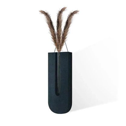 Muurvaas - NatureGrow - Houten Ophanghaak - Glazen Buis