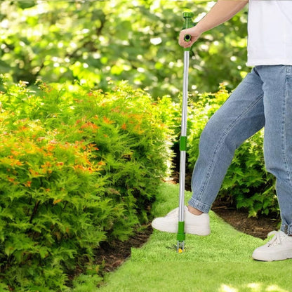 Onkruidverwijderaar - EcoTurf - Duurzaam Aluminium - Lange Handgreep voor Gemakkelijk Onkruid Verwijderen