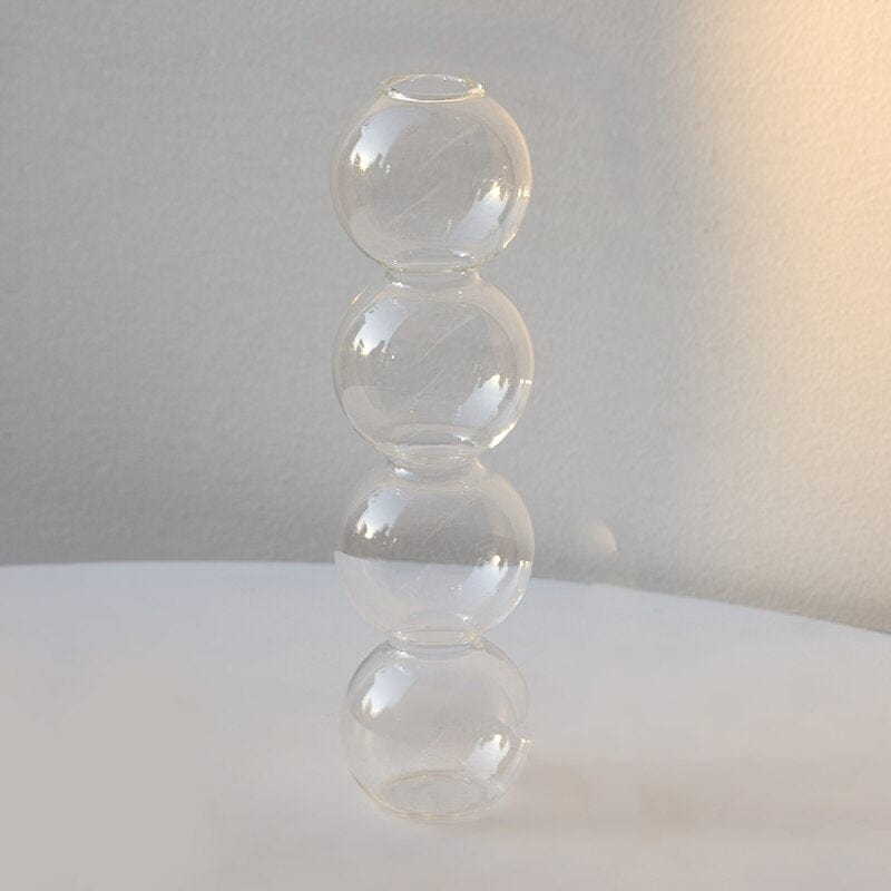 Glazen Vaas - BubbleGlass - Decoratief Design - Elegante Woondecoratie
