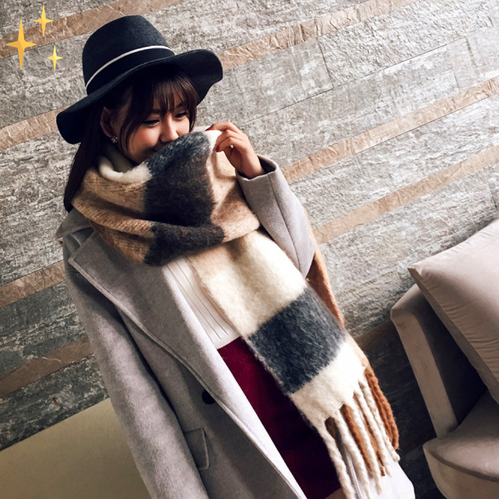 Cashmere Sjaal - LuxeWrap - Zachte Textuur - Elegante Accessoire