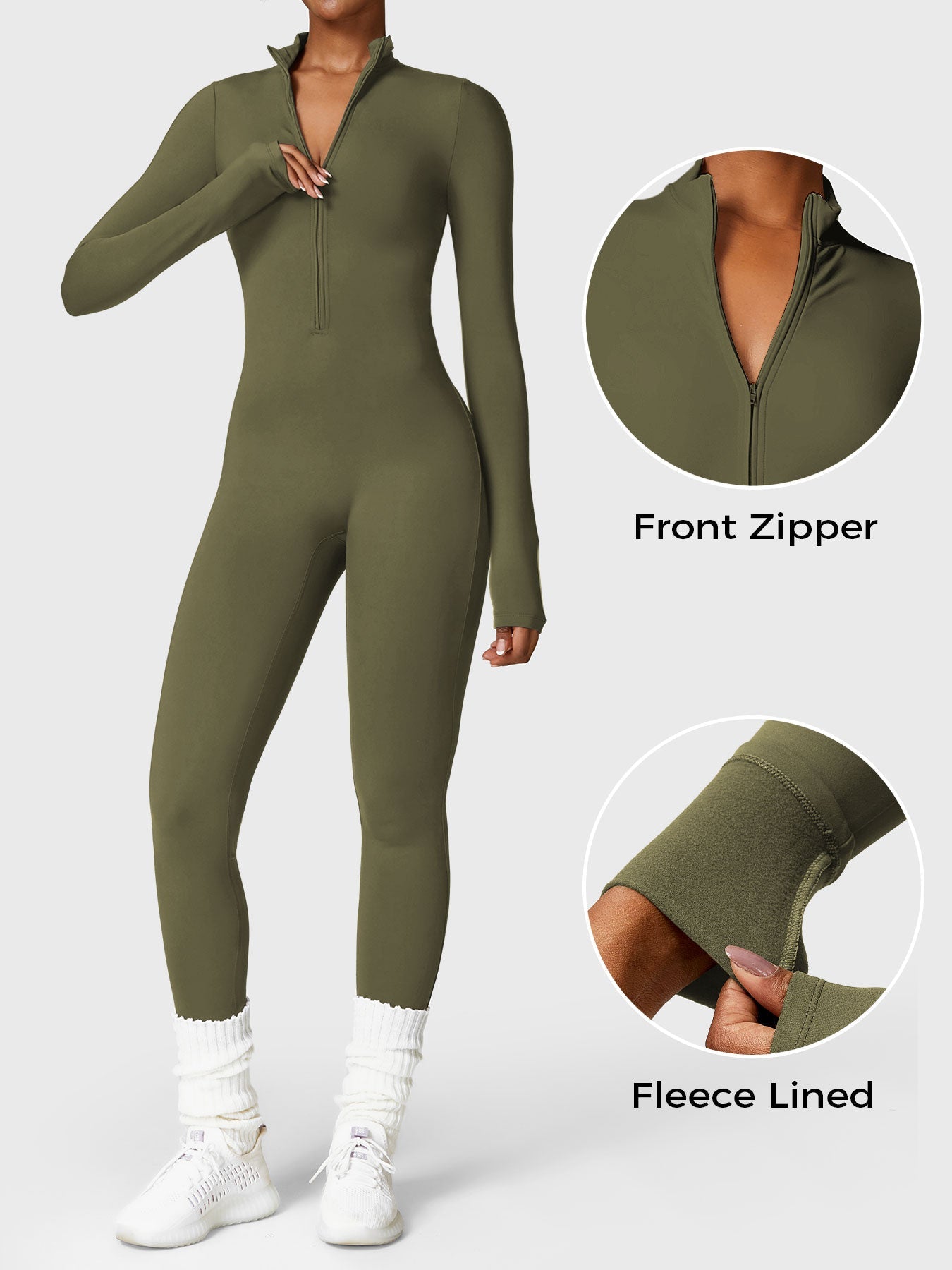 Fleece Jumpsuit - GymFit - Cozy Comfort - Stijlvol Design